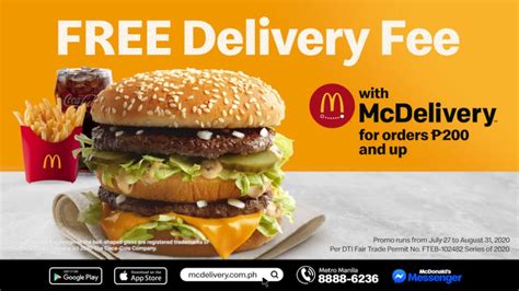 mcdonald's online delivery philippines